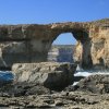 Gozo, skalní okno dnes již neexistující
